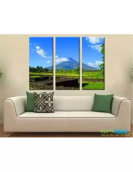 3 PANEL TRIPTYCH