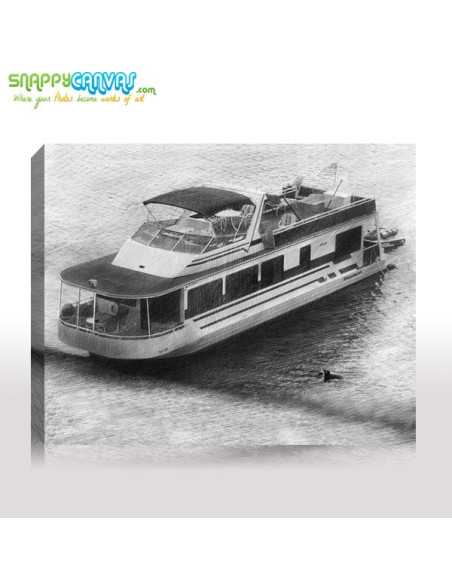 boat sample in pencil