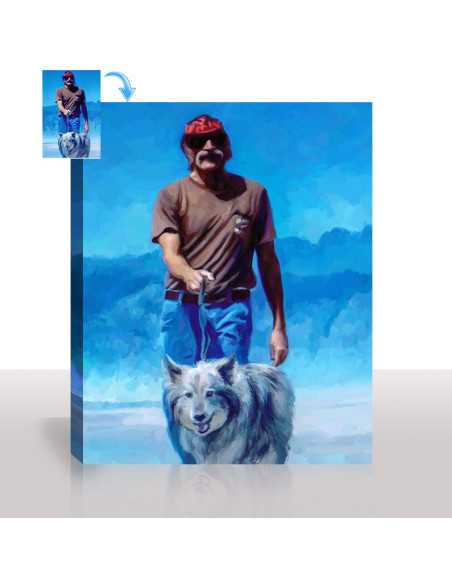 Man's best friend in Painterly Style