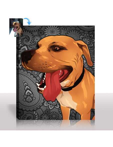 Modern Pop Art dog
