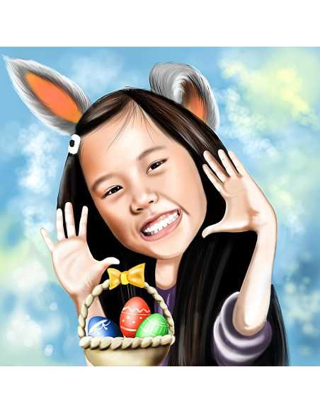 Easter Themed Caricature