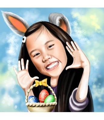 Easter Themed Caricature