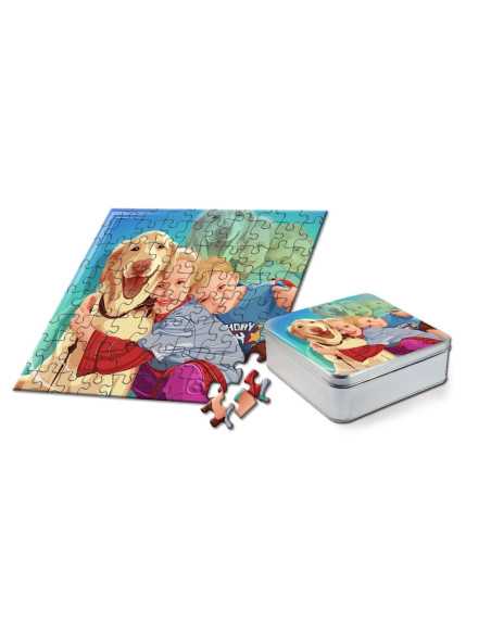  Snappy Photo Puzzle 8"x10" 110 Piece includes custom Tin Box