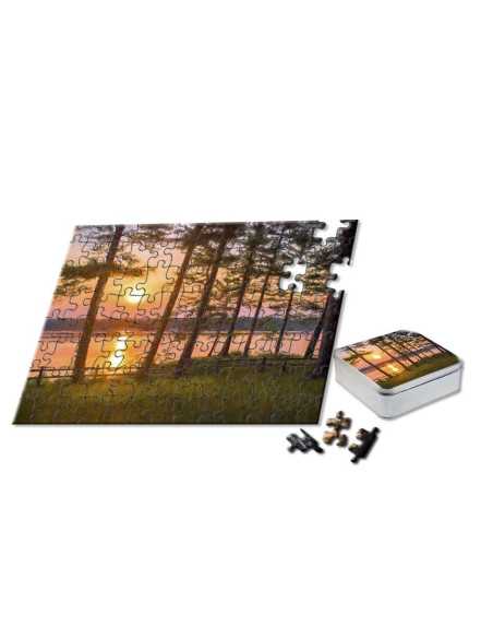 Snappy Photo Puzzle 110 Piece 8" x 10" with Custom Tin Gift Box