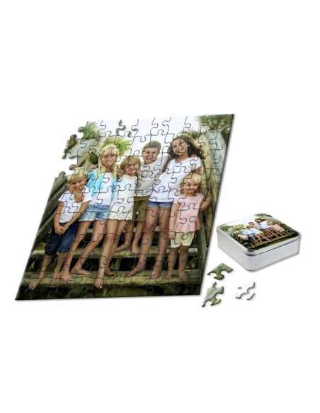 Snappy Photo Puzzle 110 Piece 8" x 10" with Custom Tin Gift Box