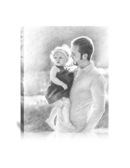 perfect father's day gift portrait 