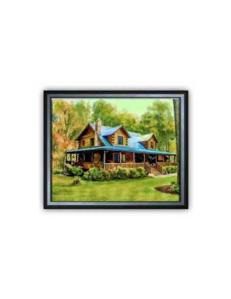 Painting of a house