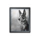 Pet Sketch of a dog in a black frame
