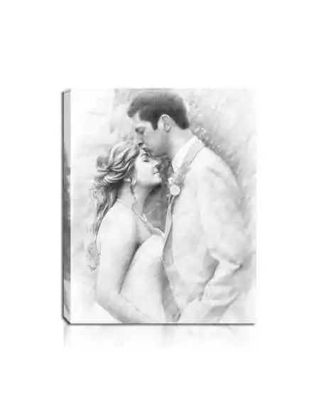 Wedding Pencil Portrait