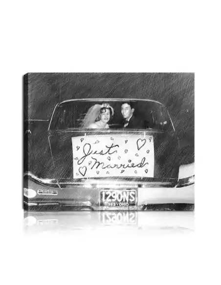 Wedding Pencil Portrait