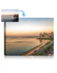 Scenic Photo Oil Painting made from an picture of a castle 2