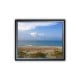 Scenic framed painting of ocean side from a vacation photo.