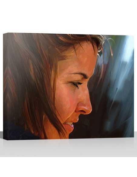  Portrait of a lady in Painterly
