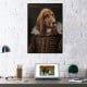 Shakespearean Pet Painting from dog photo