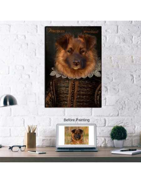 Shakespearean Pet Painting