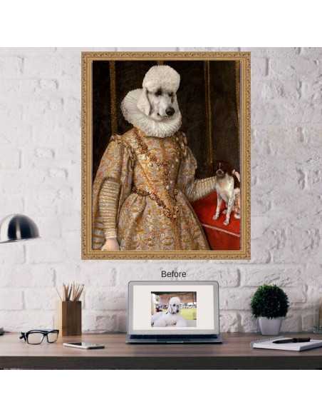Doggy Duchess Painting
