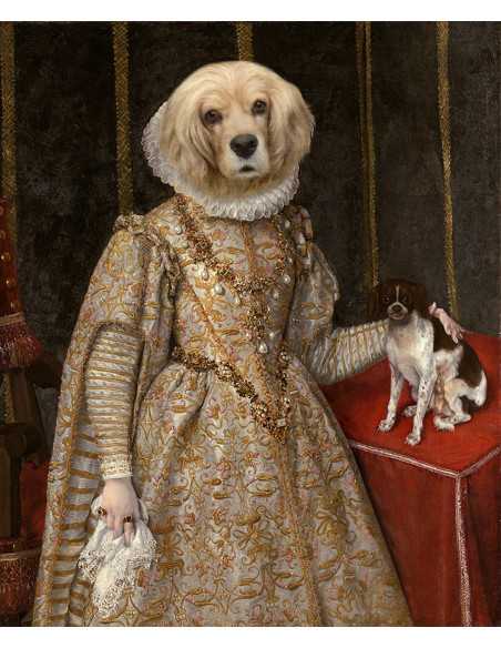 Doggy Duchess Painting