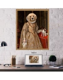 Doggy Duchess Painting
