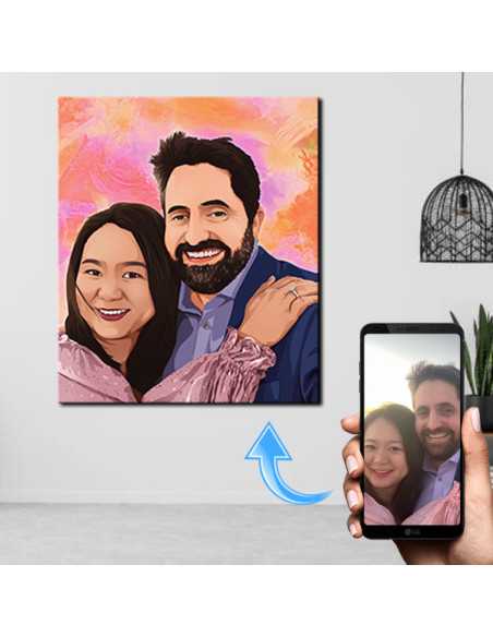 Modern Pop Art Couple
