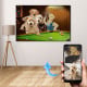 Custom Dogs playing pool from your dog pictures