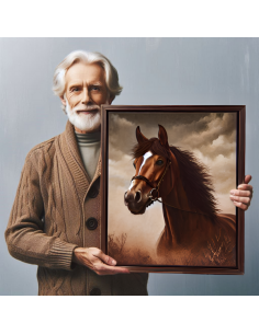 Horse Painting from Photo