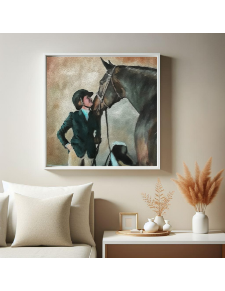 Horse Painting from Photo