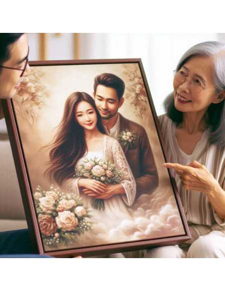 Anniversary Oil Painting