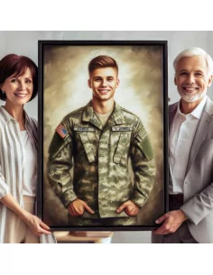 Military Portrait Painting