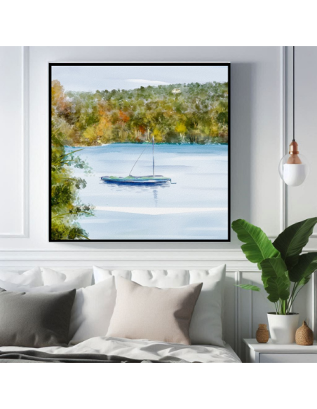 Boat Portrait Painting from Photo