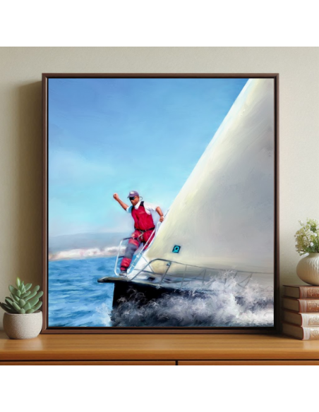 Boat Portrait Painting from Photo
