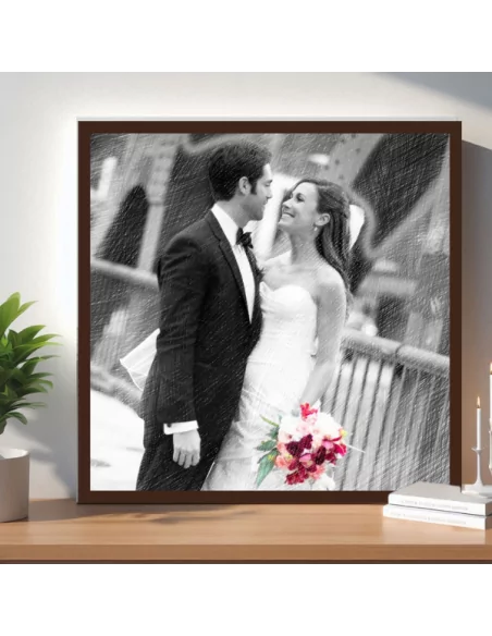 Wedding Pencil Portrait