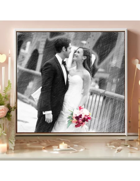 Wedding Pencil Portrait
