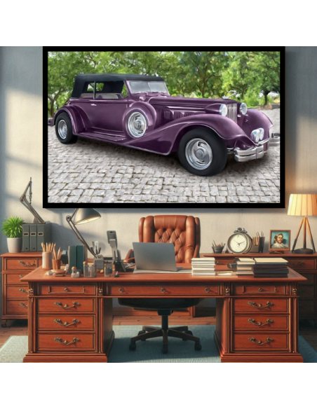 Custom Car Portrait Painting
