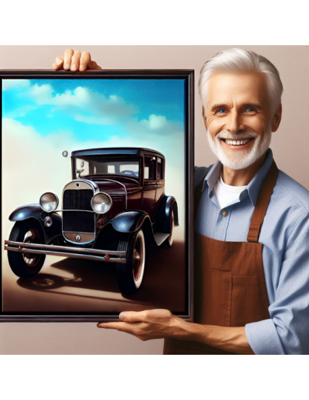 Custom Car Portrait Painting