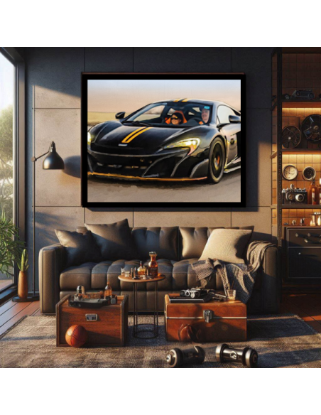 Custom Car Portrait Painting