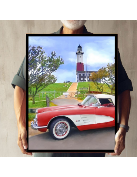 Custom Car Portrait Painting
