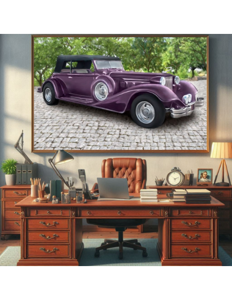 Custom Car Portrait Painting