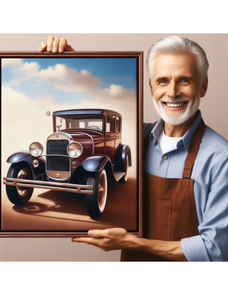 Custom Car Portrait Painting