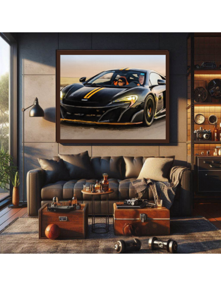 Custom Car Portrait Painting