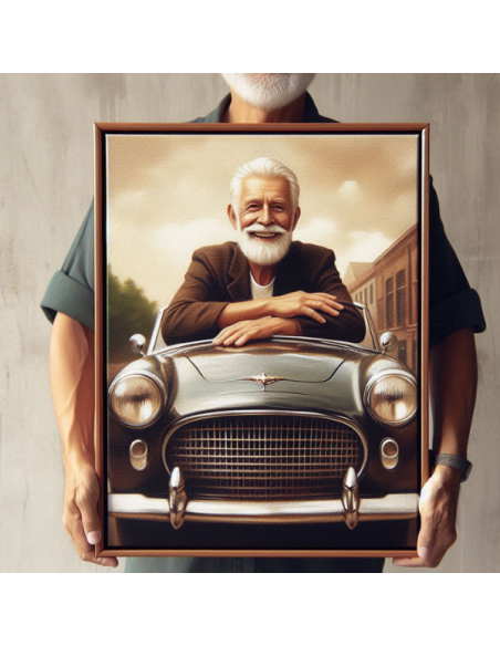 Custom Car Portrait Painting