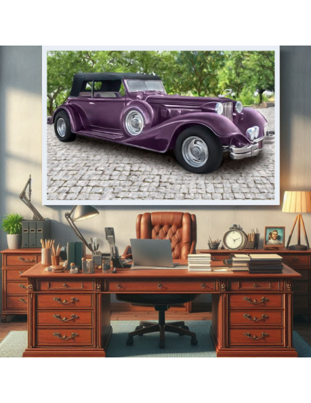 Custom Car Portrait Painting