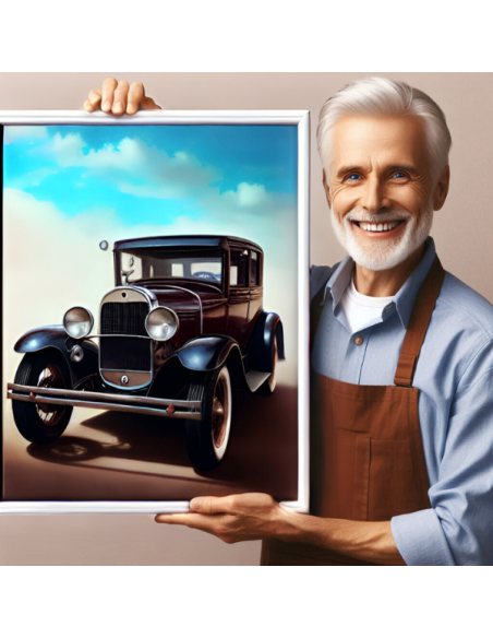 Custom Car Portrait Painting