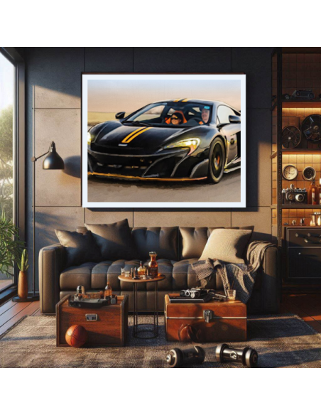 Custom Car Portrait Painting