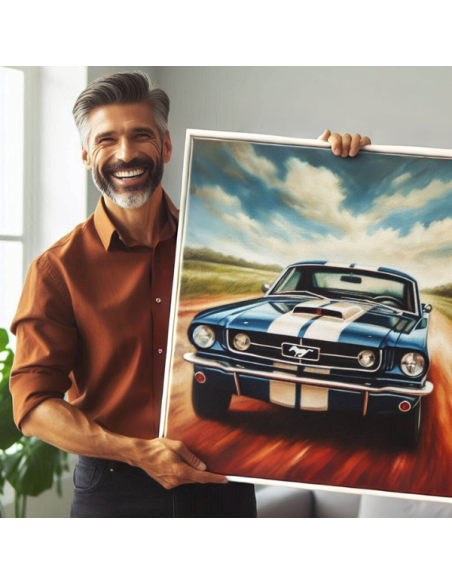 Custom Car Portrait Painting