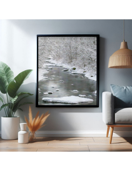 Scenic Photo Oil Painting made from an picture of a castle