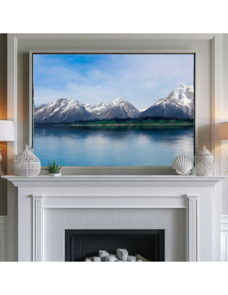 Scenic Photo Oil Painting made from an picture of a castle