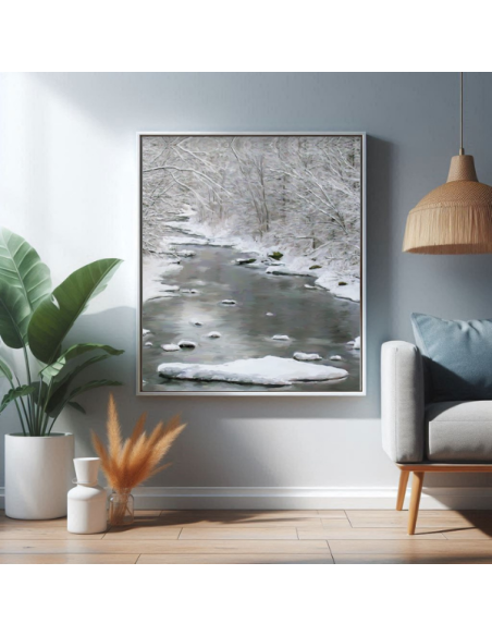 Scenic Photo Oil Painting made from an picture of a castle