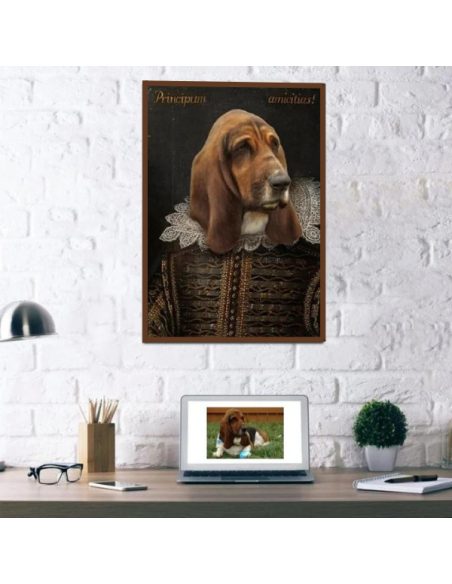 Shakespearean Pet Pooch Painting