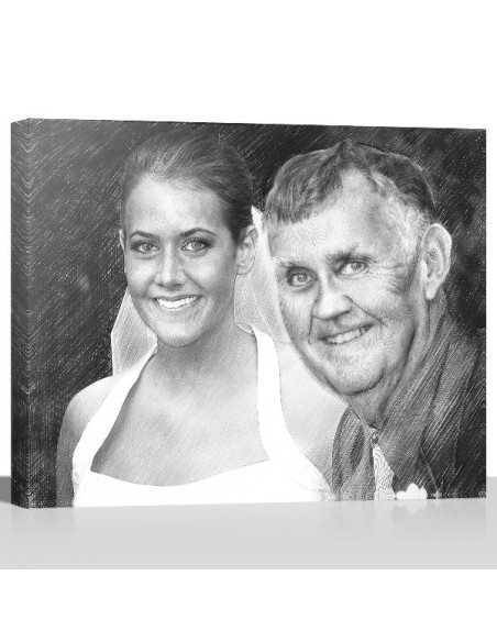 nostalgic moment saved forever in this canvas