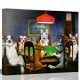 custom dog playing poker picture painting